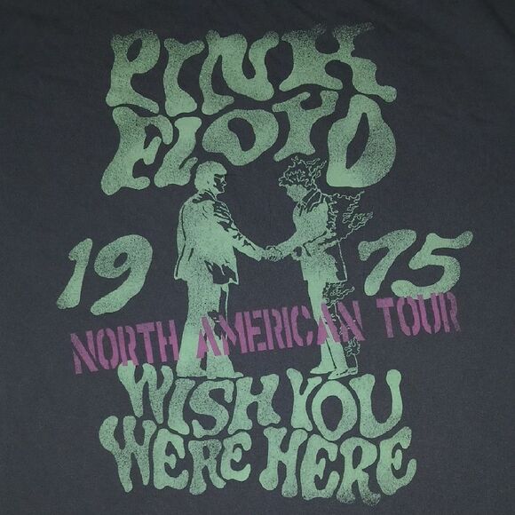 Pink Floyd 2024 "Wish You Were Here" Black Graphic Tee - Picture 2 of 7